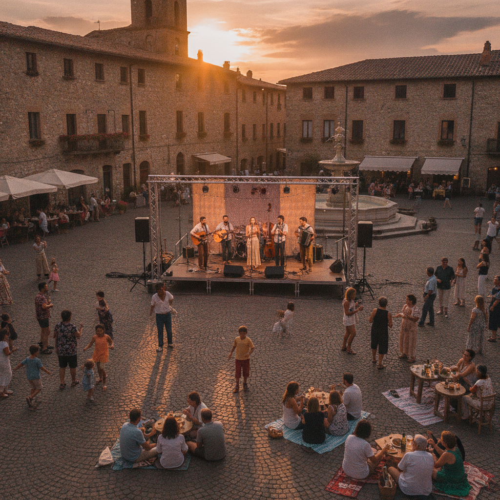 Eventi musicali e concerti all’aperto in piazza: calendario e informazioni utili